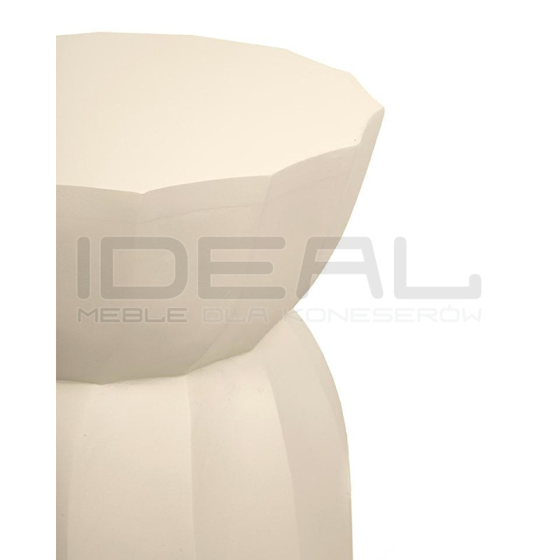 Beżowy stolik drewniany MaMaison ROLLING – naturalny z mango