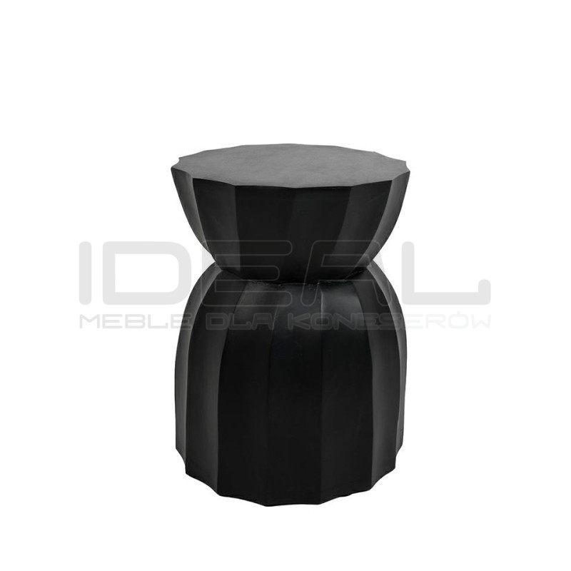 Czarny stolik drewniany MaMaison ROLLING – nowoczesny design