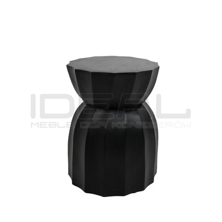 Czarny stolik drewniany MaMaison ROLLING – nowoczesny design