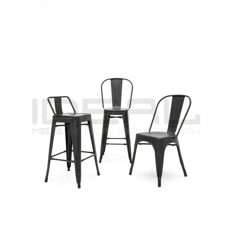 Krzesło Tower metalowe metaliczne | IdealMeble.pl