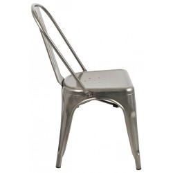 Krzesło Tower metalowe metaliczne | IdealMeble.pl