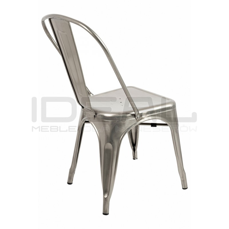 Krzesło Tower metalowe metaliczne | IdealMeble.pl