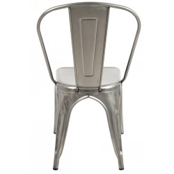 Krzesło Tower metalowe metaliczne | IdealMeble.pl