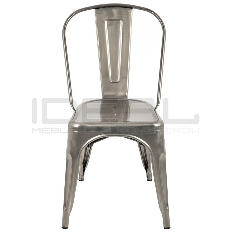 Krzesło Tower metalowe metaliczne | IdealMeble.pl