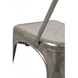 Krzesło Tower metalowe metaliczne | IdealMeble.pl