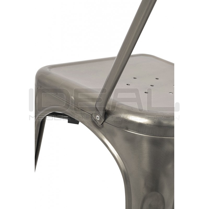 Krzesło Tower metalowe metaliczne | IdealMeble.pl