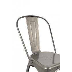 Krzesło Tower metalowe metaliczne | IdealMeble.pl