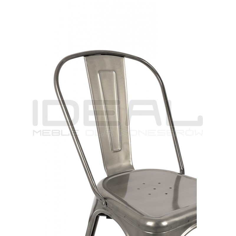 Krzesło Tower metalowe metaliczne | IdealMeble.pl