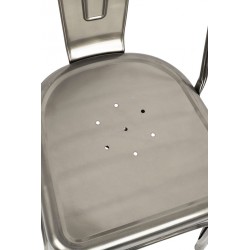 Krzesło Tower metalowe metaliczne | IdealMeble.pl