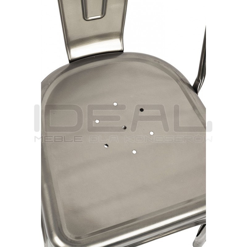 Krzesło Tower metalowe metaliczne | IdealMeble.pl