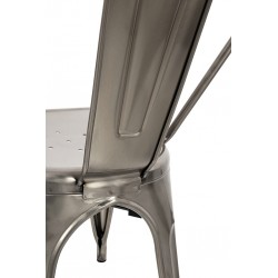 Krzesło Tower metalowe metaliczne | IdealMeble.pl