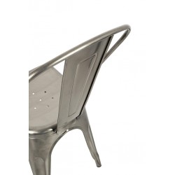 Krzesło Tower metalowe metaliczne | IdealMeble.pl