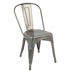 Krzesło Tower metalowe metaliczne | IdealMeble.pl