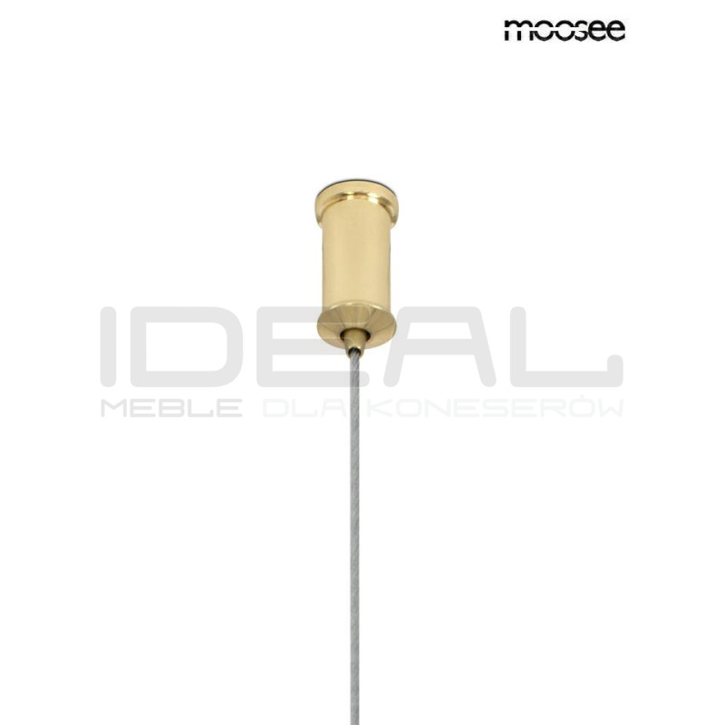 Lampa wisząca ALURE OVAL 120 złota – elegancja i jakość