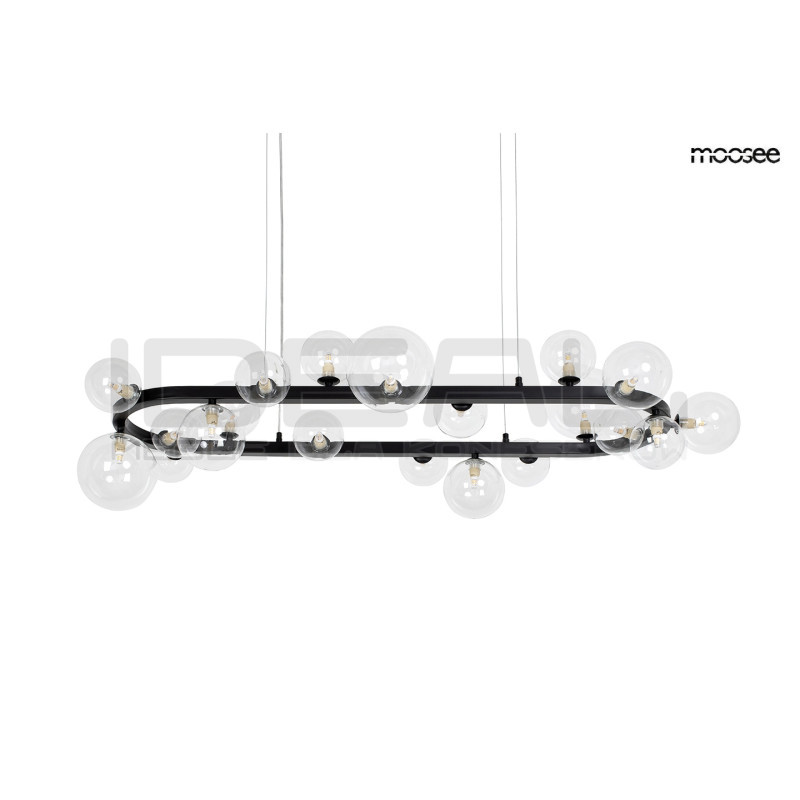 Lampa ALURE OVAL 120 czarna – design i wyjątkowy styl