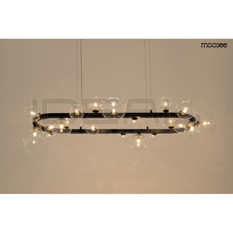 Lampa ALURE OVAL 120 czarna – design i wyjątkowy styl