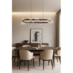 Lampa ALURE OVAL 120 czarna – design i wyjątkowy styl