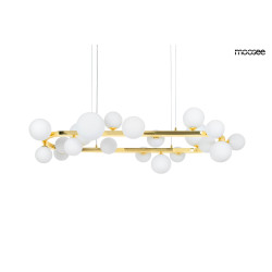 Lampa ALURE OVAL 120 czarna/mleczna – nowoczesna i elegancka