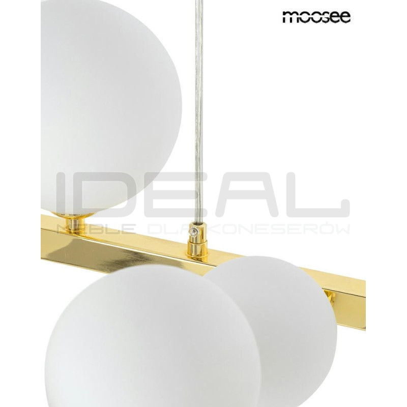 Lampa ALURE OVAL 120 czarna/mleczna – nowoczesna i elegancka