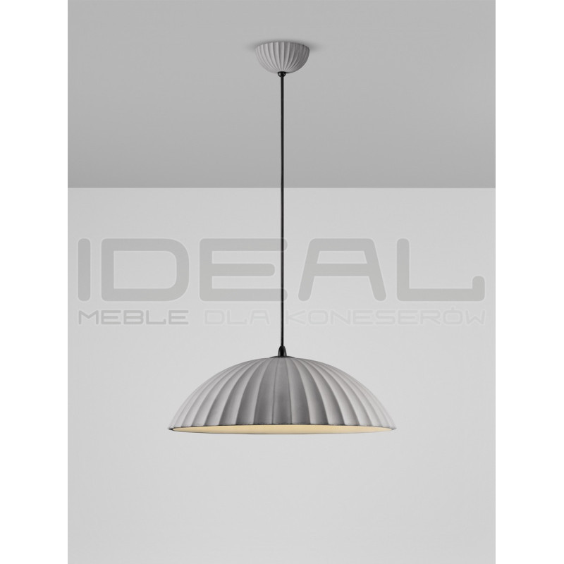 Ryflowana Lampa Morning beton|Lampa nad stół