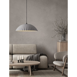 Ryflowana Lampa Morning beton|Lampa nad stół