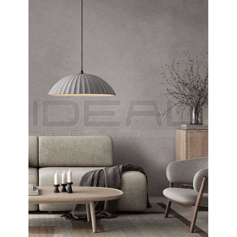 Ryflowana Lampa Morning beton|Lampa nad stół