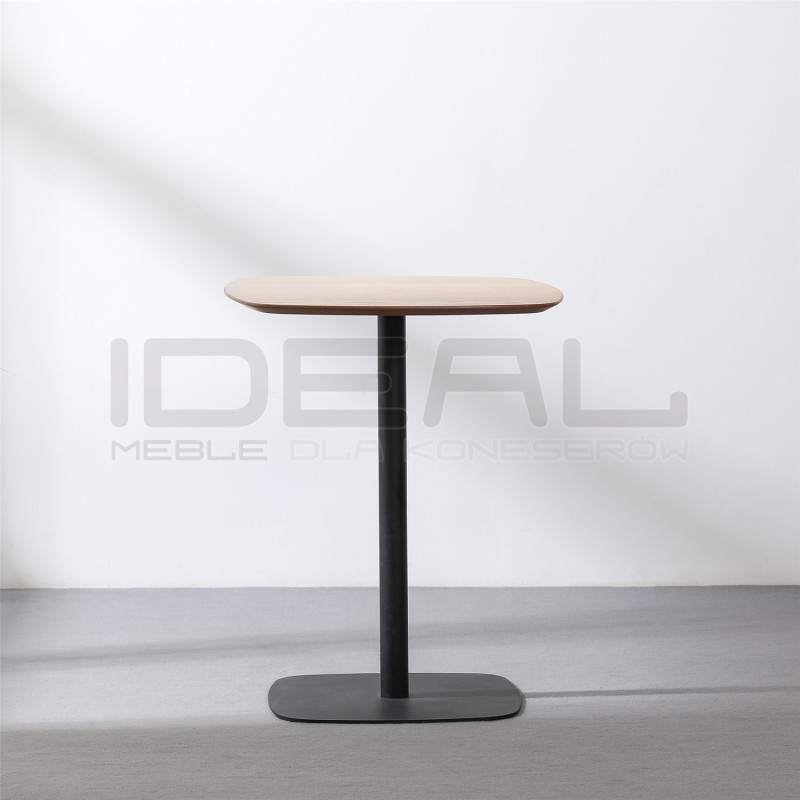 Stół do kawiarni Elegance 60 z metalową podstawą | IdealMeble.pl