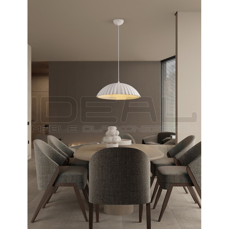 Lampa Morning 50 White – gipsowa elegancja w Twoim wnętrzu