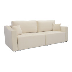 Sofa Double – rozkładana z 2 pojemnikami i funkcją narożnika