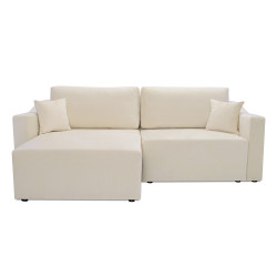 Sofa Double – rozkładana z 2 pojemnikami i funkcją narożnika