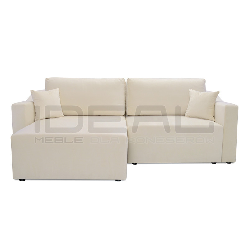 Sofa Double – rozkładana z 2 pojemnikami i funkcją narożnika