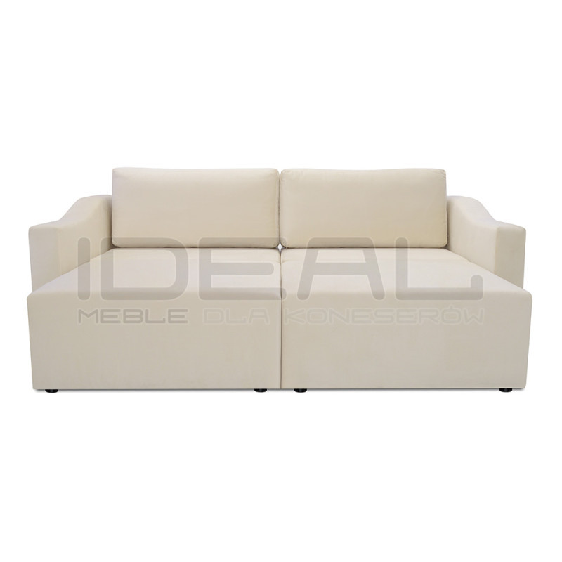 Sofa Double – rozkładana z 2 pojemnikami i funkcją narożnika