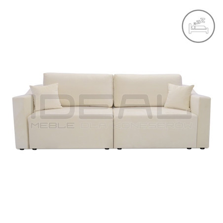 Sofa Double – rozkładana z 2 pojemnikami i funkcją narożnika