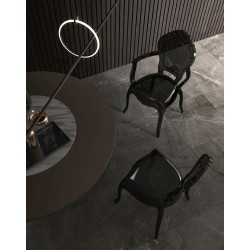 Krzesło glamour przezroczyste KING ARM