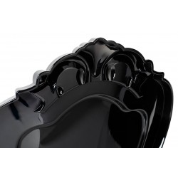 Krzesło glamour przezroczyste KING ARM