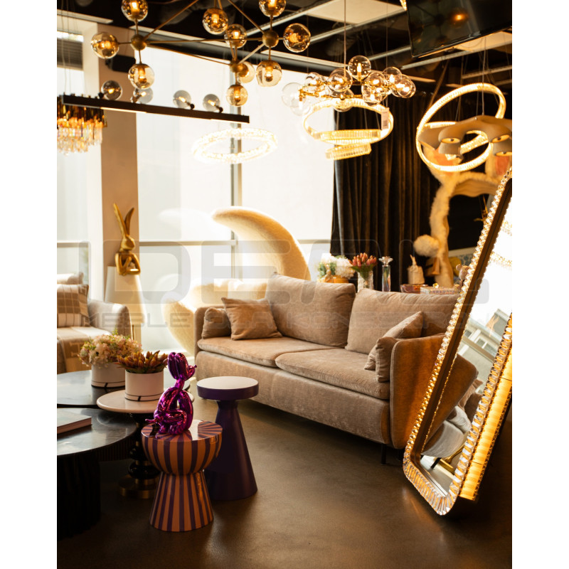 Mały Stolik VALERIA różowo fioletowy nowoczesny pop art