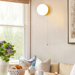 Kinkiet glamour ORO złoty z wyłącznikiem sznurkowym