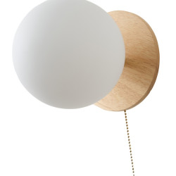 Kinkiet glamour ORO złoty z wyłącznikiem sznurkowym