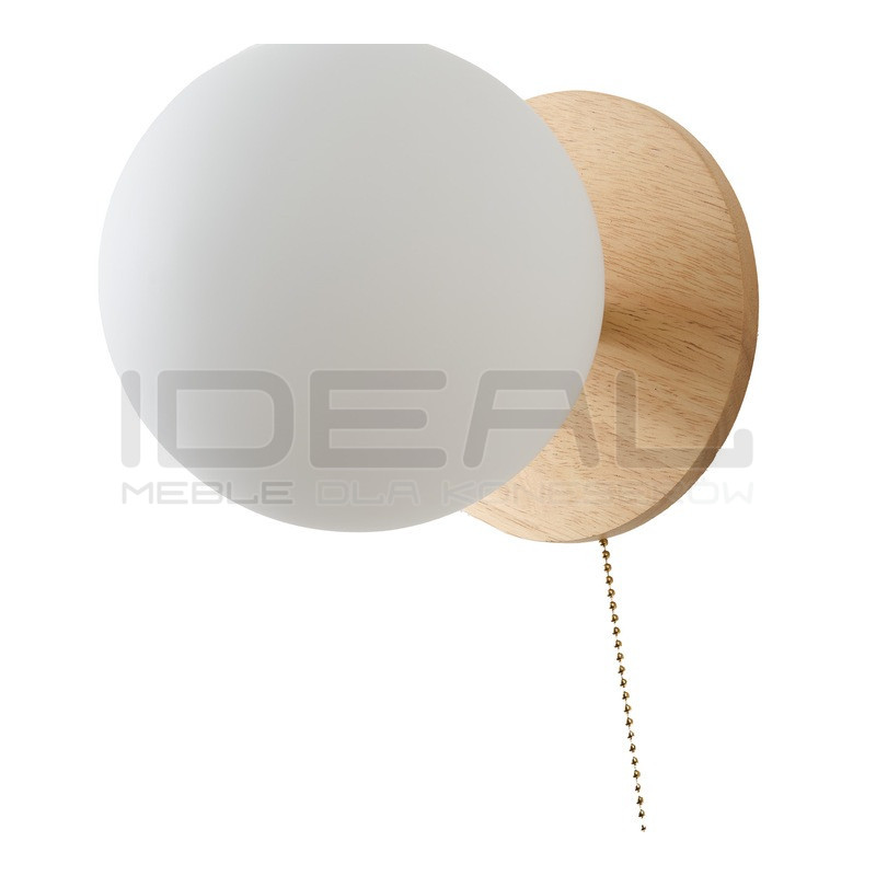 Kinkiet glamour ORO złoty z wyłącznikiem sznurkowym