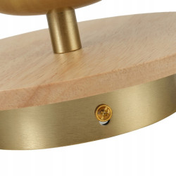 Kinkiet glamour ORO złoty z wyłącznikiem sznurkowym