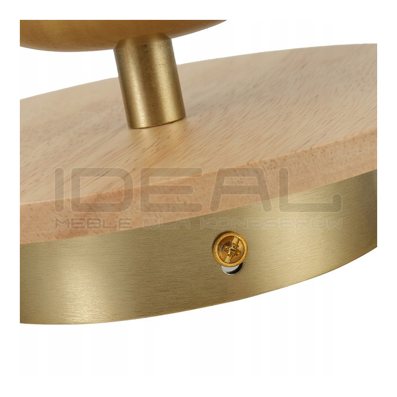 Kinkiet glamour ORO złoty z wyłącznikiem sznurkowym