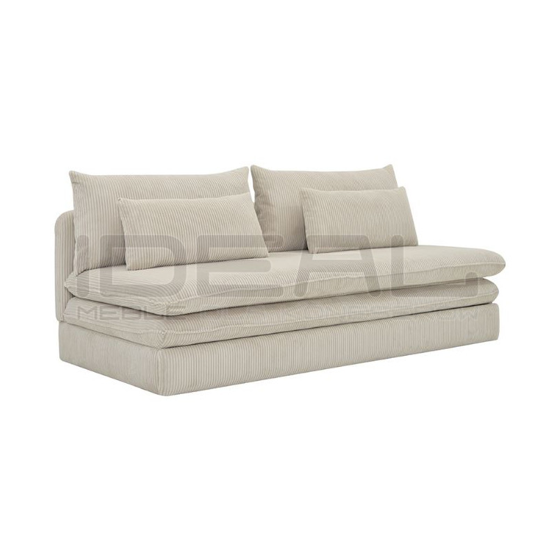 Sofa bez boków Yanki – sofa rozkładana do małego salonu