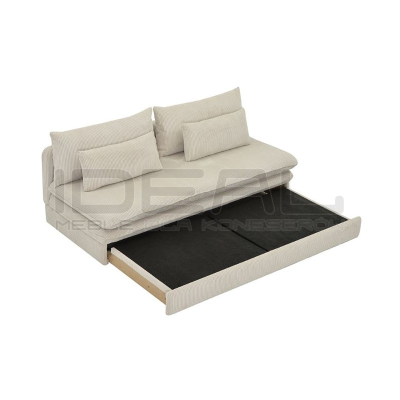 Sofa bez boków Yanki – sofa rozkładana do małego salonu