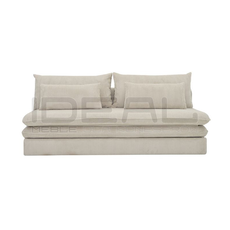 Sofa bez boków Yanki – sofa rozkładana do małego salonu