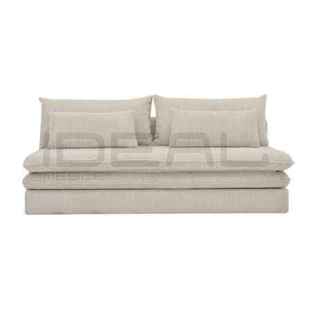 Sofa bez boków Yanki – sofa rozkładana do małego salonu