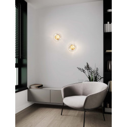 Kinkiet szklany Ice 17