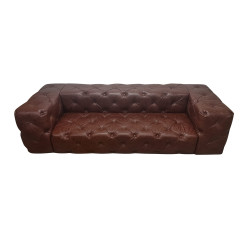 Sofa Chesterfield Moon skóra 4 osobowa | IdealMeble.pl