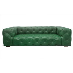 Sofa Chesterfield Moon skóra 4 osobowa | IdealMeble.pl