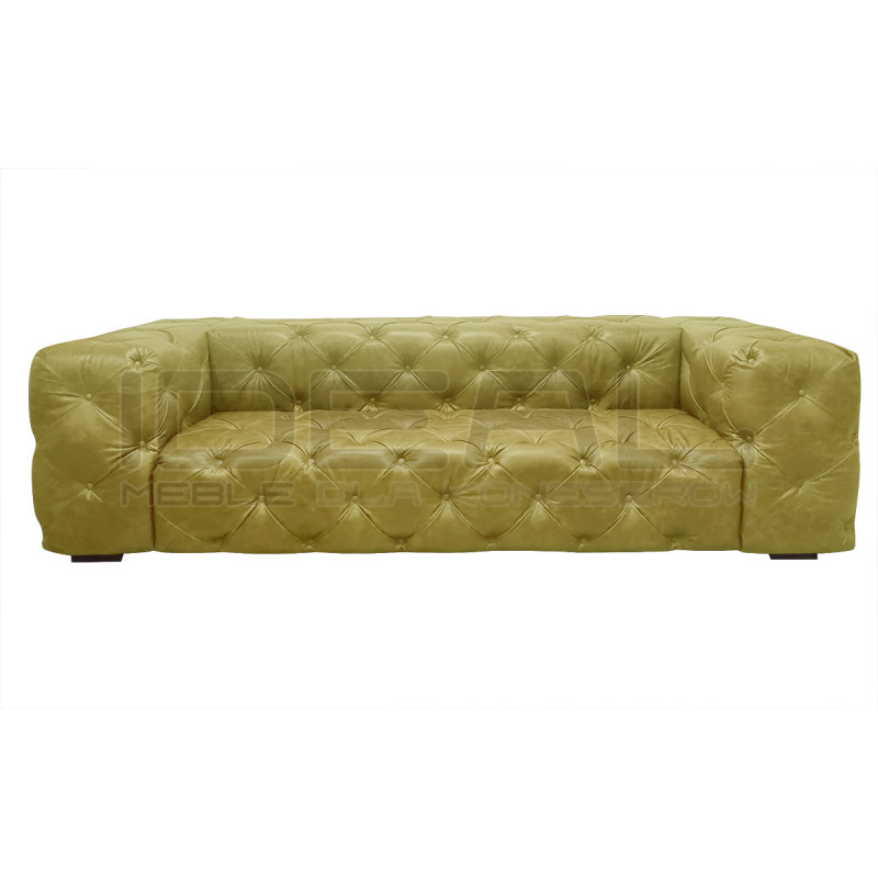 Sofa Chesterfield Moon skóra 4 osobowa | IdealMeble.pl
