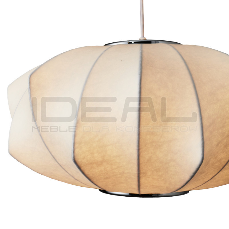 Nowoczesna lampa z tkaniny SILK V-shape – styl azjatycki